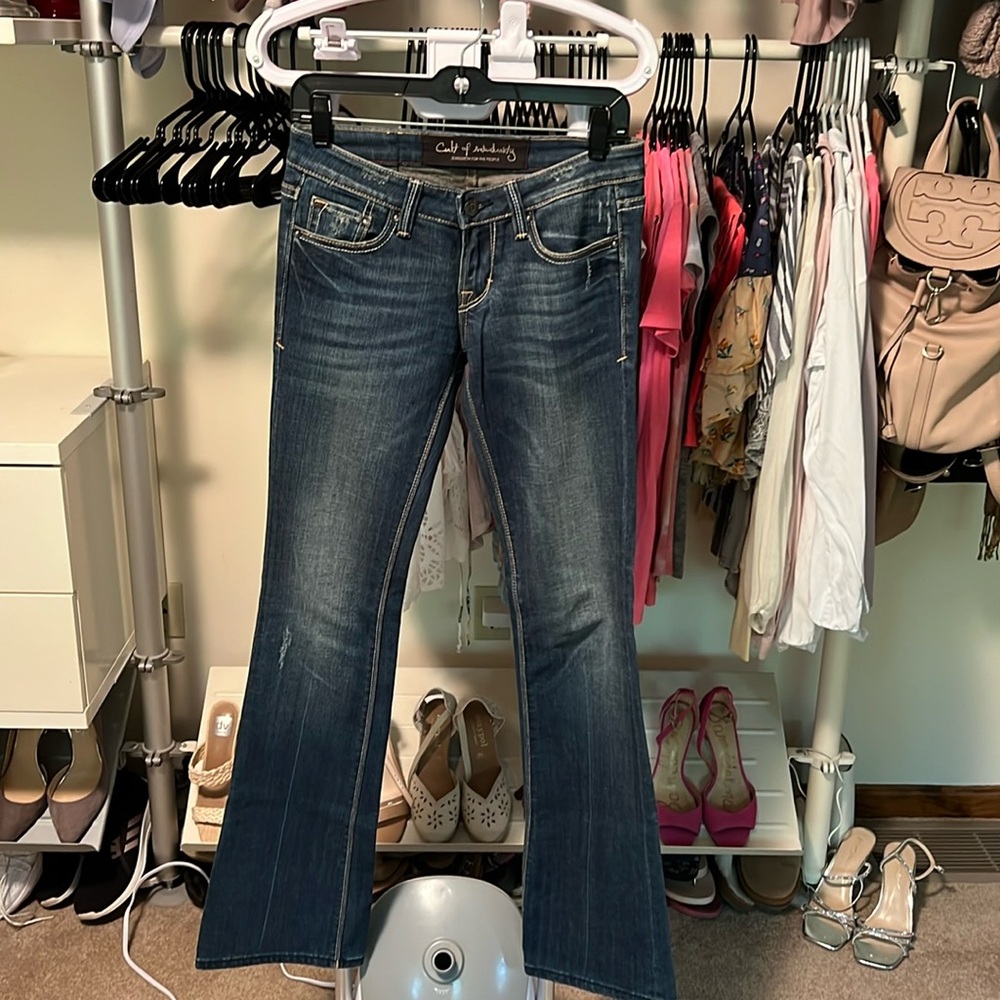 Cult of individuality jeans low rise flair